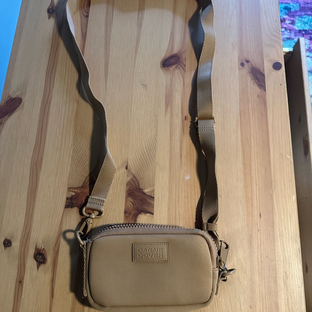 Dagne Dover Tan Crossbody Bag